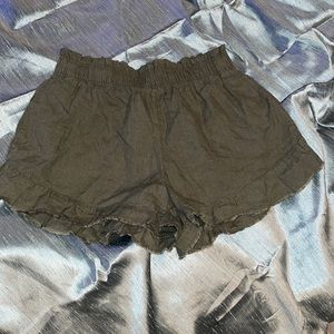 NWOT Aerie High Waisted Ruffle Short